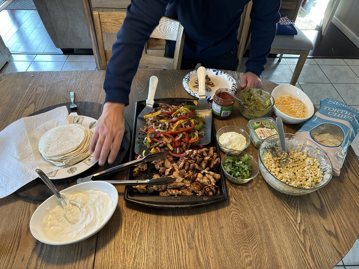 Thank you @MeatChurch  for making fajitas Night a huge success.