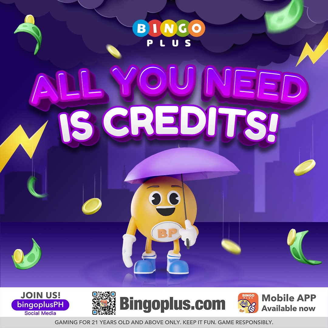 Lahat ng gusto ng credits, itaas ang kamay!!! 🙌🏼

RETWEET this post
COMMENT Gusto ko ng credits, BingBing!

#BingoPlus #BingoSaSayaPlusSaPanalo #downloadnow #jackpot #giveaway #BingoMega #BingoRush