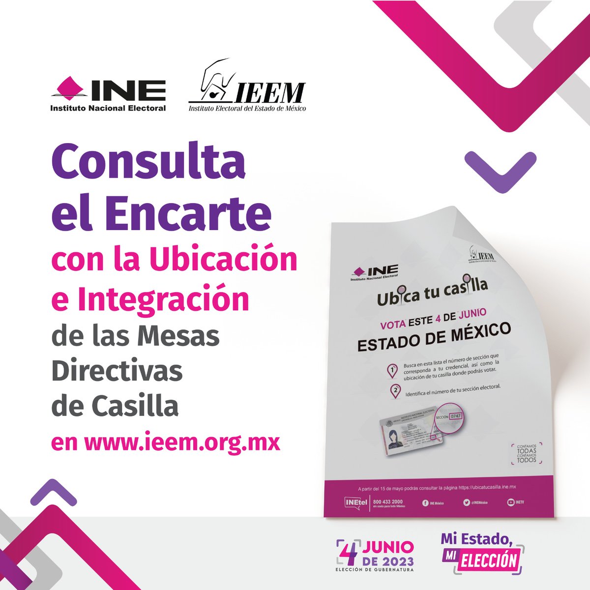IEEM on Twitter: "Consulta el Encarte con la ubicación e integración de ...