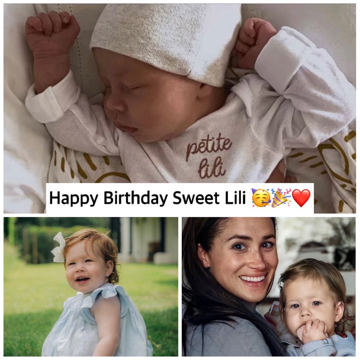 Just made my 2nd donation in honour of this gorgeous little munchkin🥰. Happy Birthday Princess Lili🥳🎉❤️. #PrincessLilibetBirthday2 #PrinceArchie4  #KABOOM #WeLoveYouHarryandMeghan