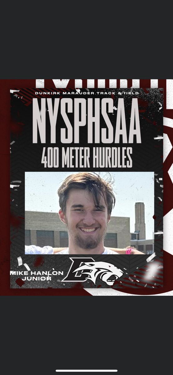 Marauder_FB's tweet photo. Congratulations to our very own Mike Hanlon on making it to states! Not in one but TWO events this year! Best of luck to you and the rest of the 4x400 team! https://t.co/0I5Fc3nZEl