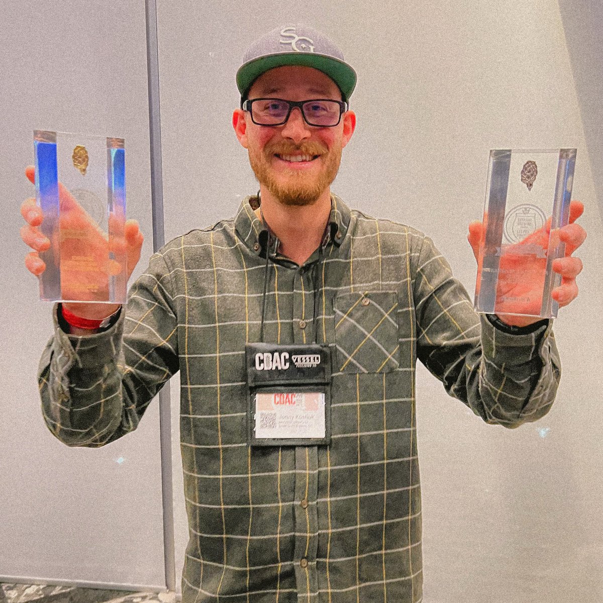 Chris Bjerrisgaard (@cbjerrisgaard) on Twitter photo Jonny did good. <a href="/SmallGodsBrew/">Small Gods Brewing</a> x <a href="/CdnBrewAwards/">CDN Brewing Awards</a>. Gold for Promised Land & Silver for Neverending. Jonny did good. <a href="/SmallGodsBrew/">Small Gods Brewing</a> x <a href="/CdnBrewAwards/">CDN Brewing Awards</a>. Gold for Promised Land & Silver for Neverending.