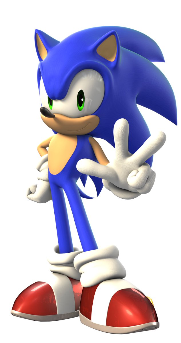 Showin on X: Quick render of Marza Classic Sonic!