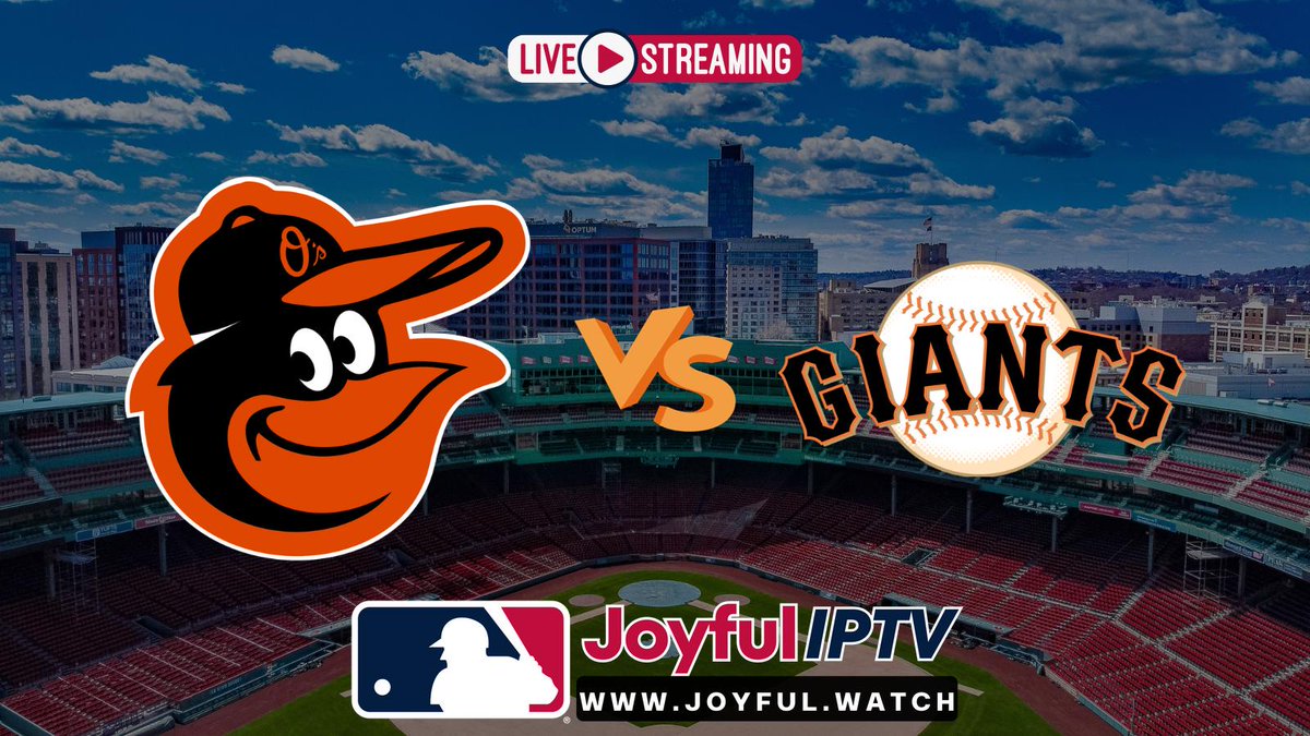 #mlbgameon! Tune in to watch the Baltimore Orioles take on the San Francisco Giants! #mlb #BaltimoreOrioles #SanFranciscoGiants