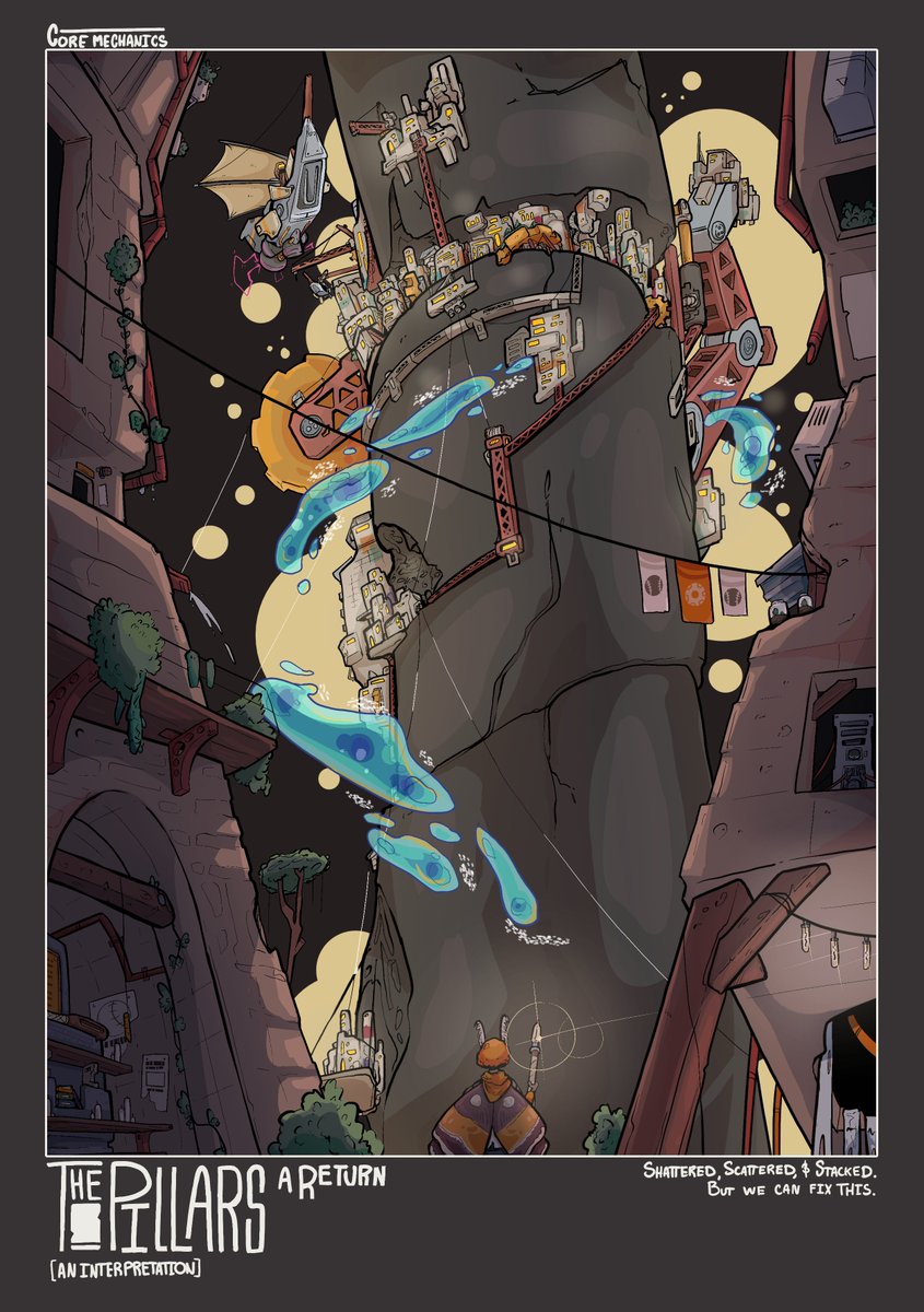 And some of the wonderful worldbuilding of the Mechs that really solidified my home in the Core.