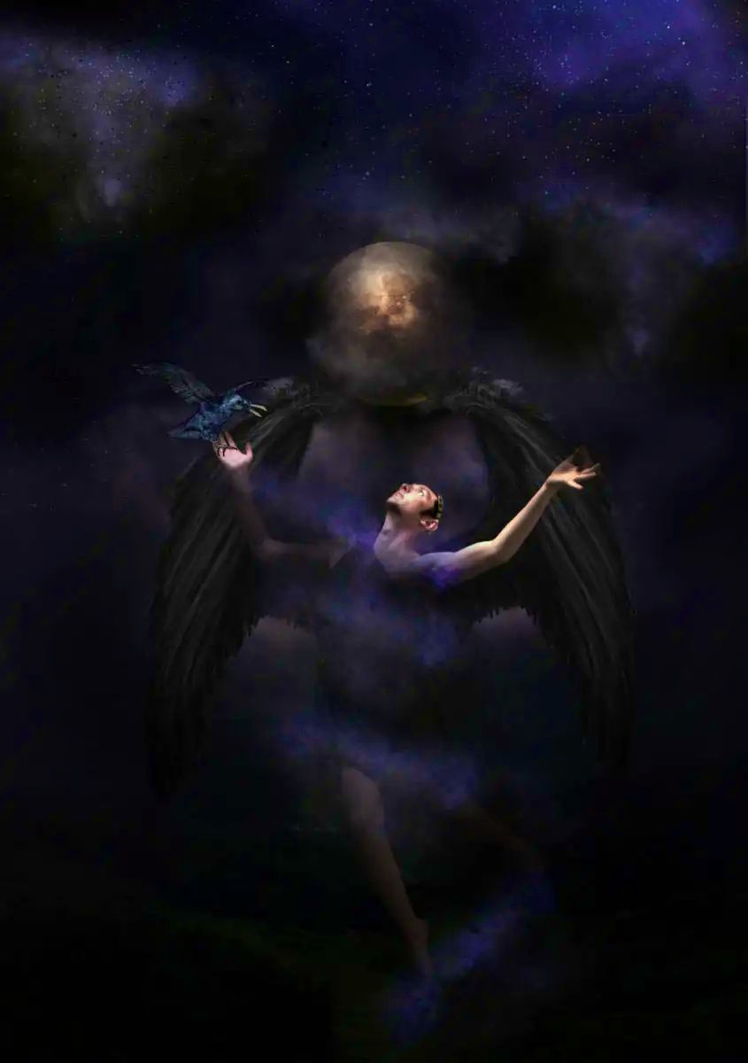 jaguarjin's tweet photo. #WhileStaringIntoTheVoid Erebus, a primordial deity, emerged from the roiling mass as the son of Chaos and Nyxโฆ https://t.co/u5PxpvIE8O