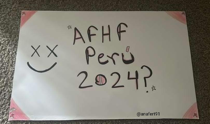 LouisWT91World's tweet photo. 🎥| Louis pointed to the fan's sign that said

“AFHF Peru 2024?”

#FITFWTCincinnati

— AFHFPeru https://t.co/z2IvmP5jQq