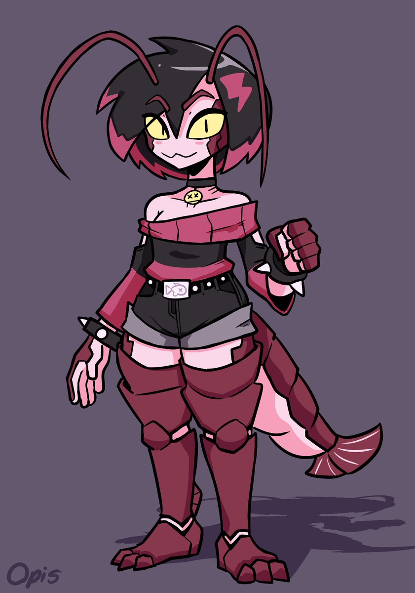 Shrimp Lady OC Commission for <a href="/Nikki09231/">Le Camdle</a>

Designed by the both of us!

(She's getting ate later lmao)