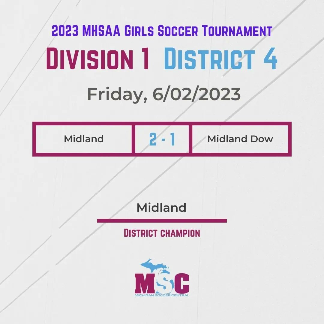 Michigan Soccer Central on Twitter "2023 MHSAA Girls Soccer