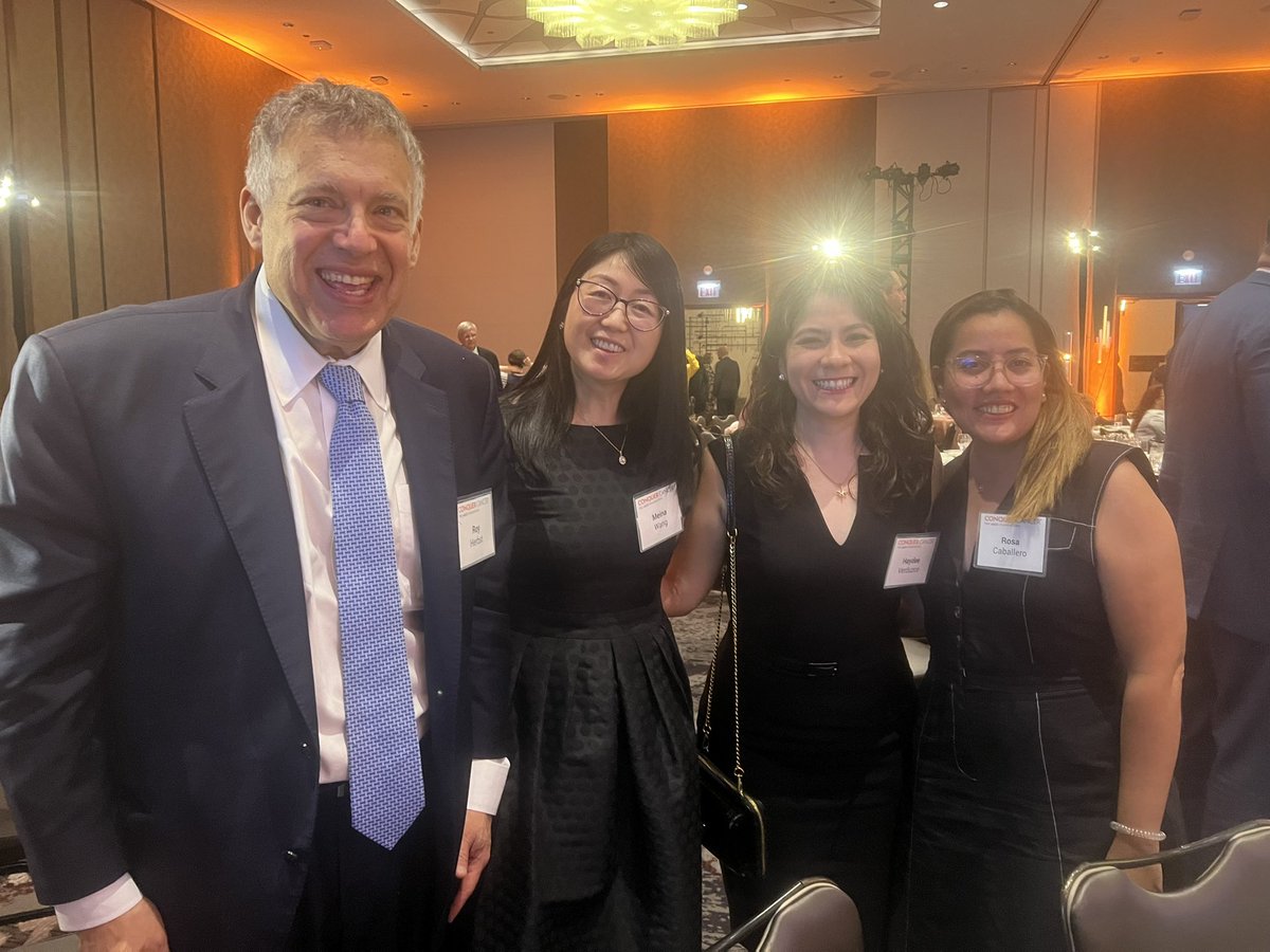 DrRoyHerbst's tweet photo. Thank you to @ConquerCancerFd for all you do to support young investigators @ASCO    I myself was a recipient of both a YIA and CDA award and know personally how important these are for one’s career. What an inspiring event tonight in Chicago @ASCOPres @tarasanftmd @PamelaKunzMD https://t.co/jB8zPEhXM6