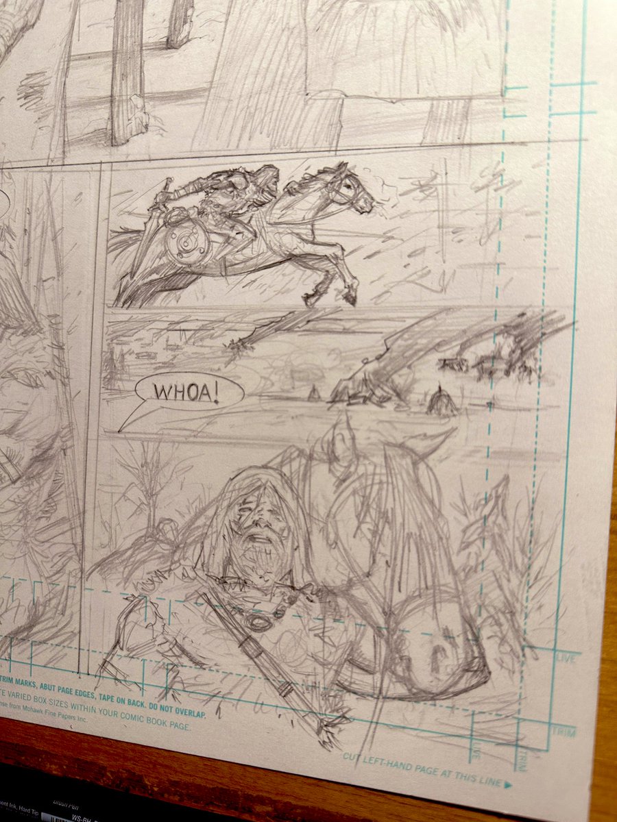 Doing some Sequential Art practice. Last three panels here. 
#comics #drawingcomics #sketching @Marvel @DCOfficial @DarkHorseComics @TopCow @ImageComics #freelanceartist