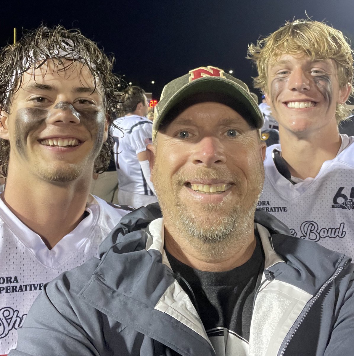 One last road-trip to watch <a href="/jared_kuhl/">Jared Kuhl</a> <a href="/EzraStewart0/">Ezra</a> and <a href="/Mmclaughlin84/">Mark McLaughlin</a>   
Fantastic job. Superb individuals. Thanks for the memories. <a href="/NEShrineBowl/">Nebraska Shrine Bowl</a>