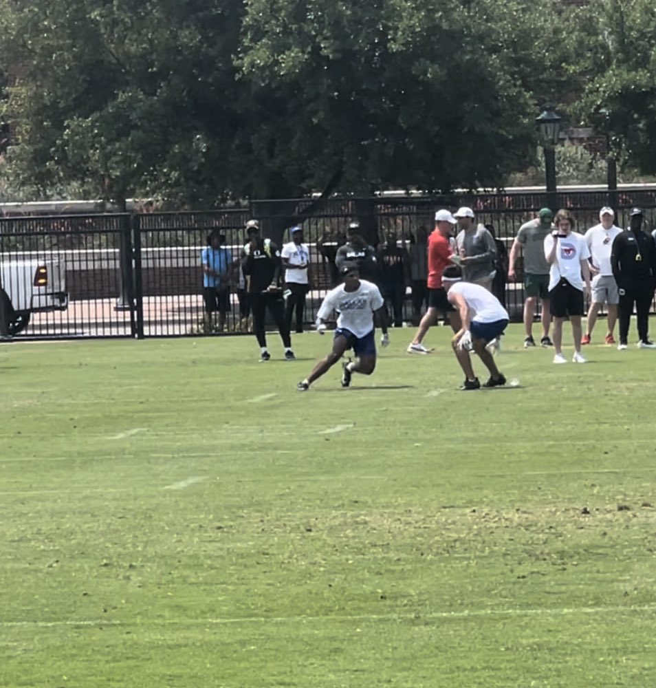 MMongaras's tweet photo. Prosper boys did their job at the 3rd annual showcase in Dallas @SMUFB ! @bomongaras great work today. I am proud of you son. https://t.co/HY626aoUGH