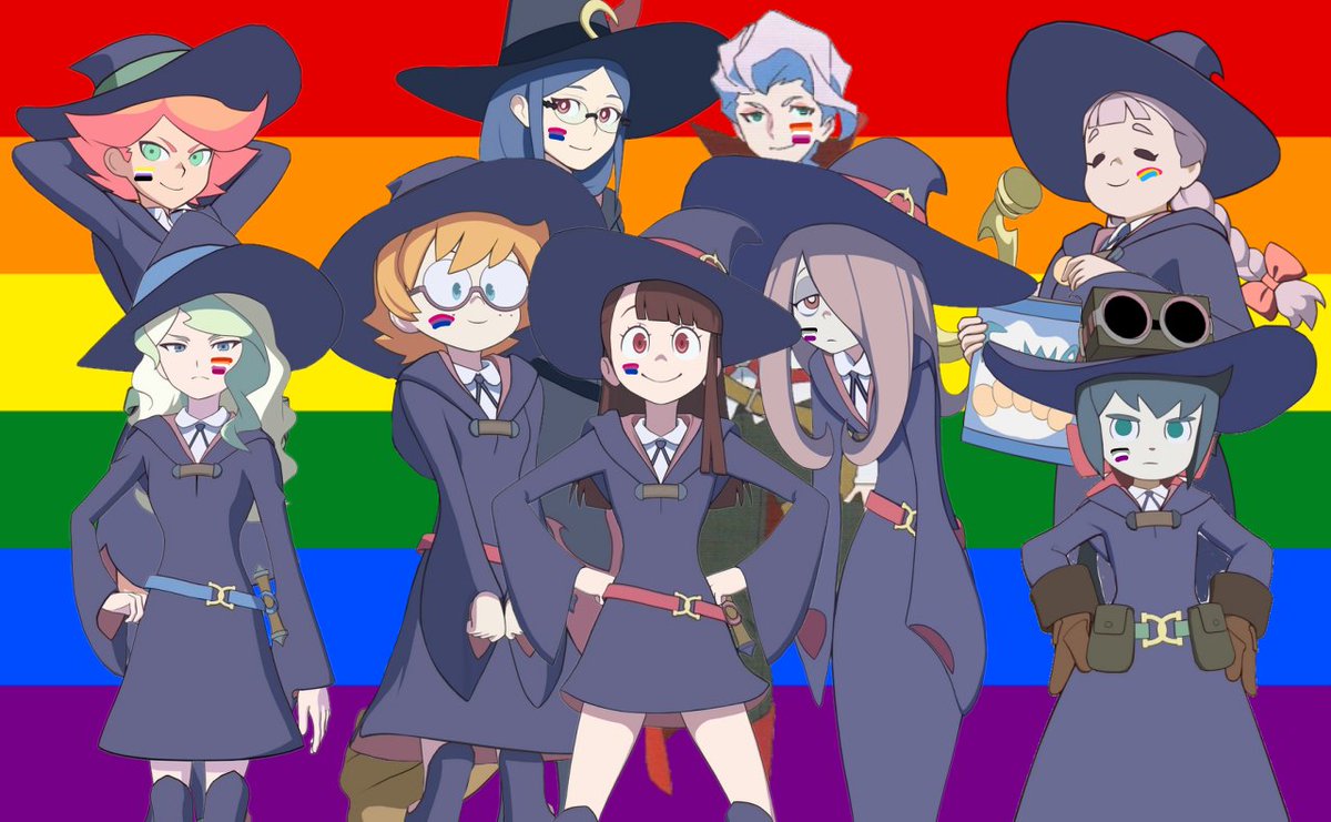 A Little Witch Academia Pride Banner I made.

#LittleWitchAcademia #LWA #LWA_jp
