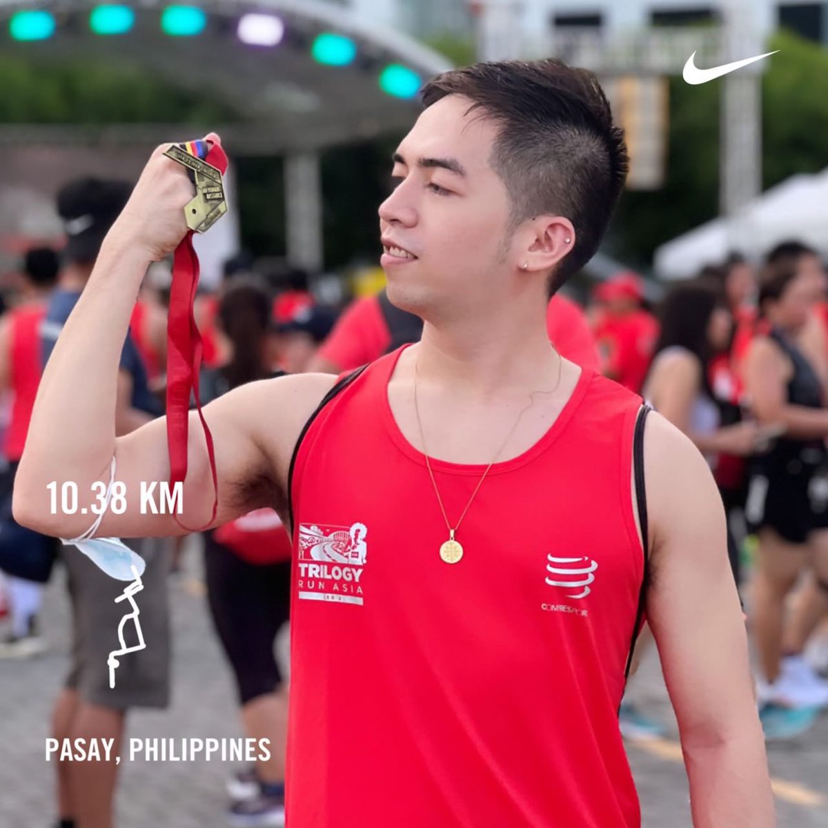 aresxgg's tweet photo. Trilogy Run Asia Leg 2 - 10K Finisher! 
#JustDoIt #NRC 

📍SM Mall of Asia https://t.co/W0sX2nc8WT