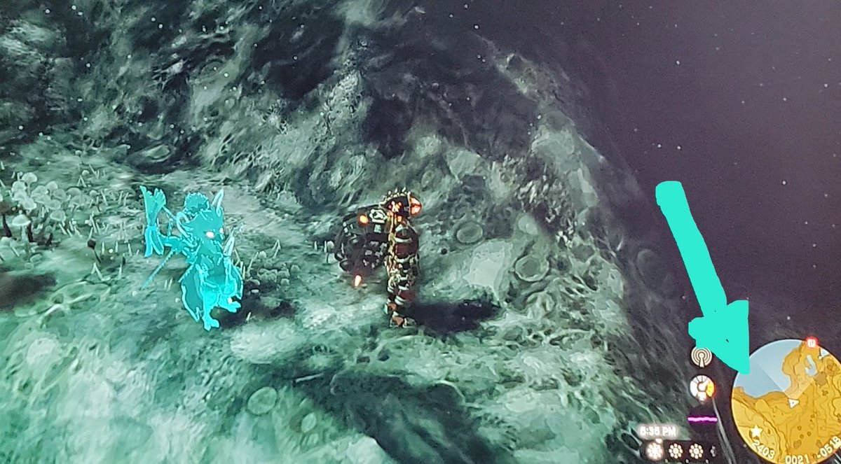 RobotOdell's tweet photo. I just realized you can select the above ground map to navigate the depths in #TearsoftheKindom https://t.co/9kFBpUE0d9