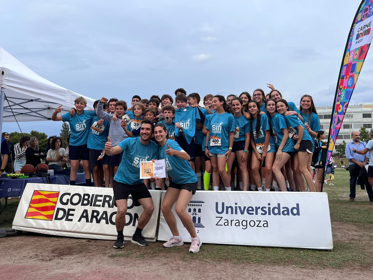 Colegio Montearagón (@colmontearagon) on Twitter photo ¡2ºCentro clasificado! Enhorabuena a los 116 alumnos y 3 profesores del equipo #Montearagón- <a href="/colegiosansu/">Colegio de Fomento Sansueña</a> en la #CarreraSinHumo 2023 🏃♂️🏃♀️👟🥇de #Zaragoza #2K ¡Éxito de participación! 👏👏👏 ¡2ºCentro clasificado! Enhorabuena a los 116 alumnos y 3 profesores del equipo #Montearagón- <a href="/colegiosansu/">Colegio de Fomento Sansueña</a> en la #CarreraSinHumo 2023 🏃♂️🏃♀️👟🥇de #Zaragoza #2K ¡Éxito de participación! 👏👏👏