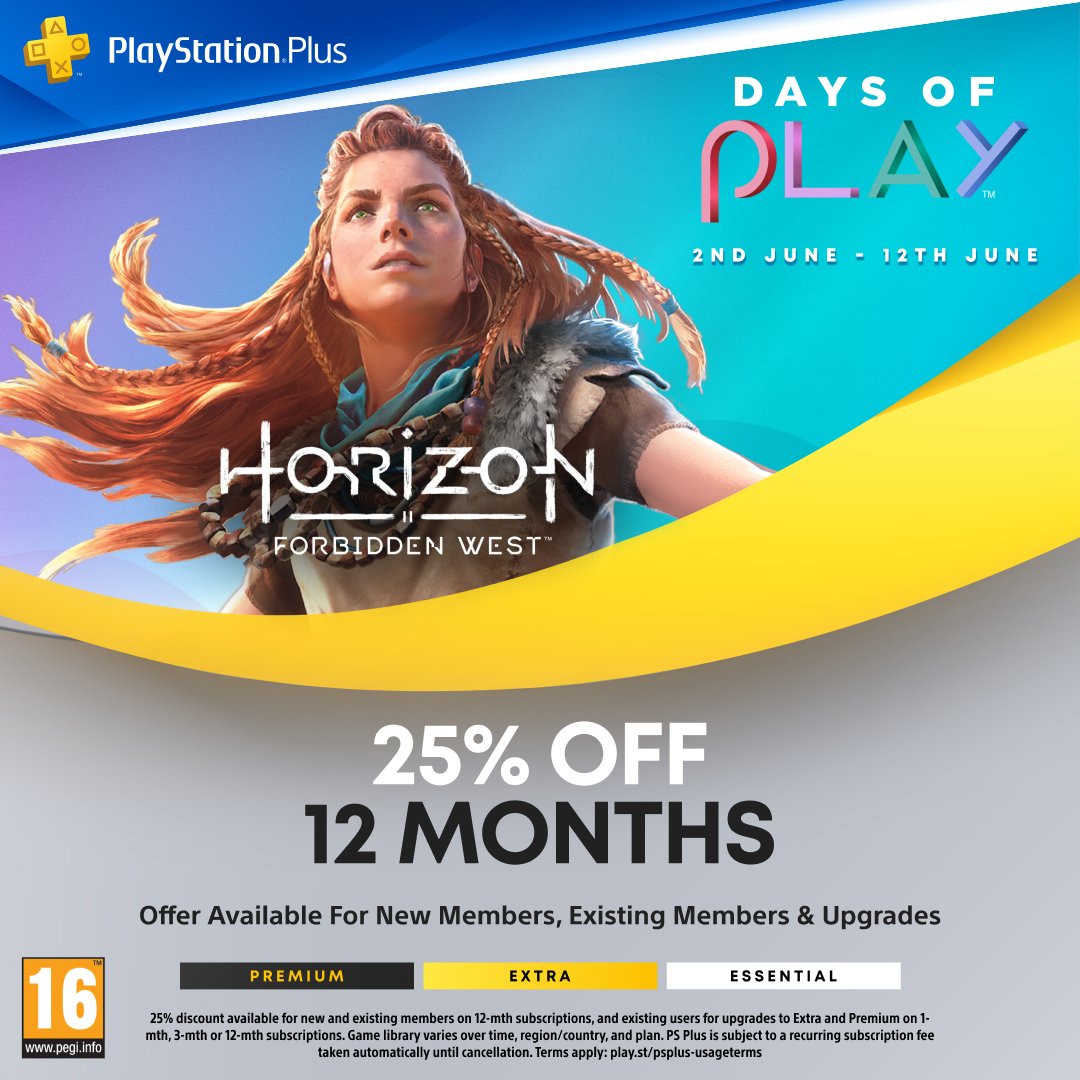 12 Month PSN Plus Extra Subscription (Portugal)