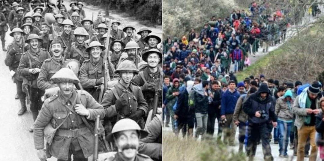Tommy Robinson News, [Jun 3, 
Millions pretended to be older than they were and marched off to almost certain death for their countries.

Only for millions to pretend they're younger than they are and march into their places.
 t.me/TommyRobinsonN…