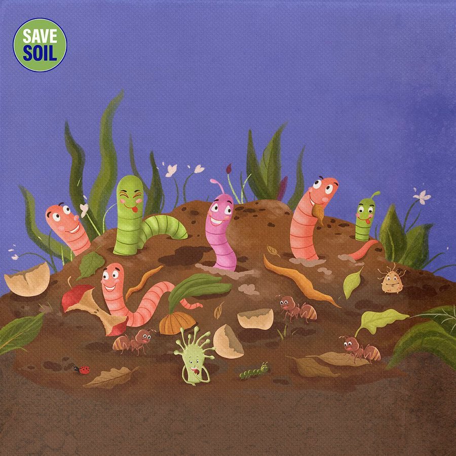 #Soil microorganisms thrive with mulch &amp; composted food waste. Mulch decomposes, releasing nutrients, while composted waste provides essential elements. Together, they boost soil health, fertility &amp; promote a sustainable ecosystem. Action now.  #Savesoil
#SushantSinghRajput𓃵