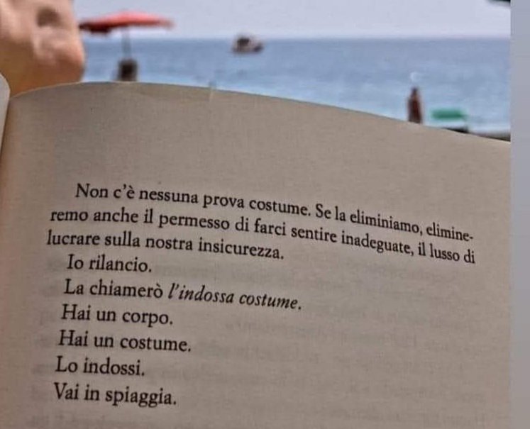 smileanyway0's tweet photo. Hai un costume
Lo indossi
Vai in spiaggia
#memyselfand-I https://t.co/1Oyxg4j6vd
