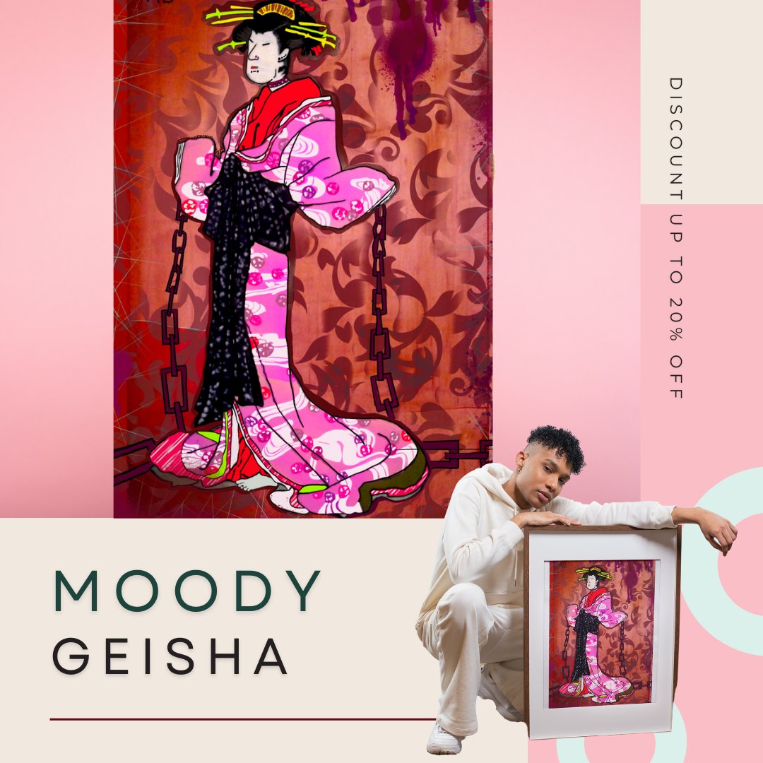 The moody geisha and other artwork, You can view the collection here: arjunarigby.com

#art #artist #cyberpunk #punk #japan #tokyo #digitalart #scifi #cyberjaban #cyber #emo #neotokyo #cyberpunkaesthetic #artgallery #artcollector #decorideas #modernartist #wallart #decor