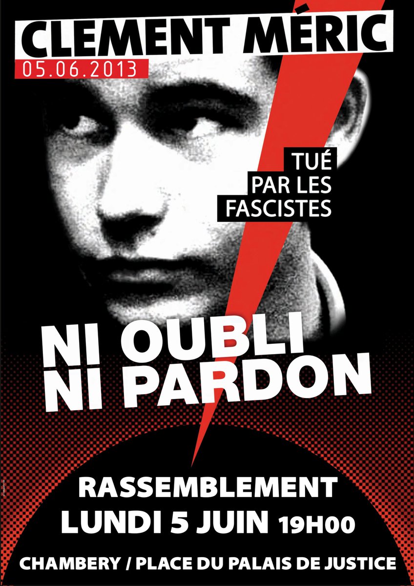 @Bene_Courtois Et lundi tou.tes présent.es au rassemblement Place du Palais de justice à Chambéry !
#siamotuttiantifascisti