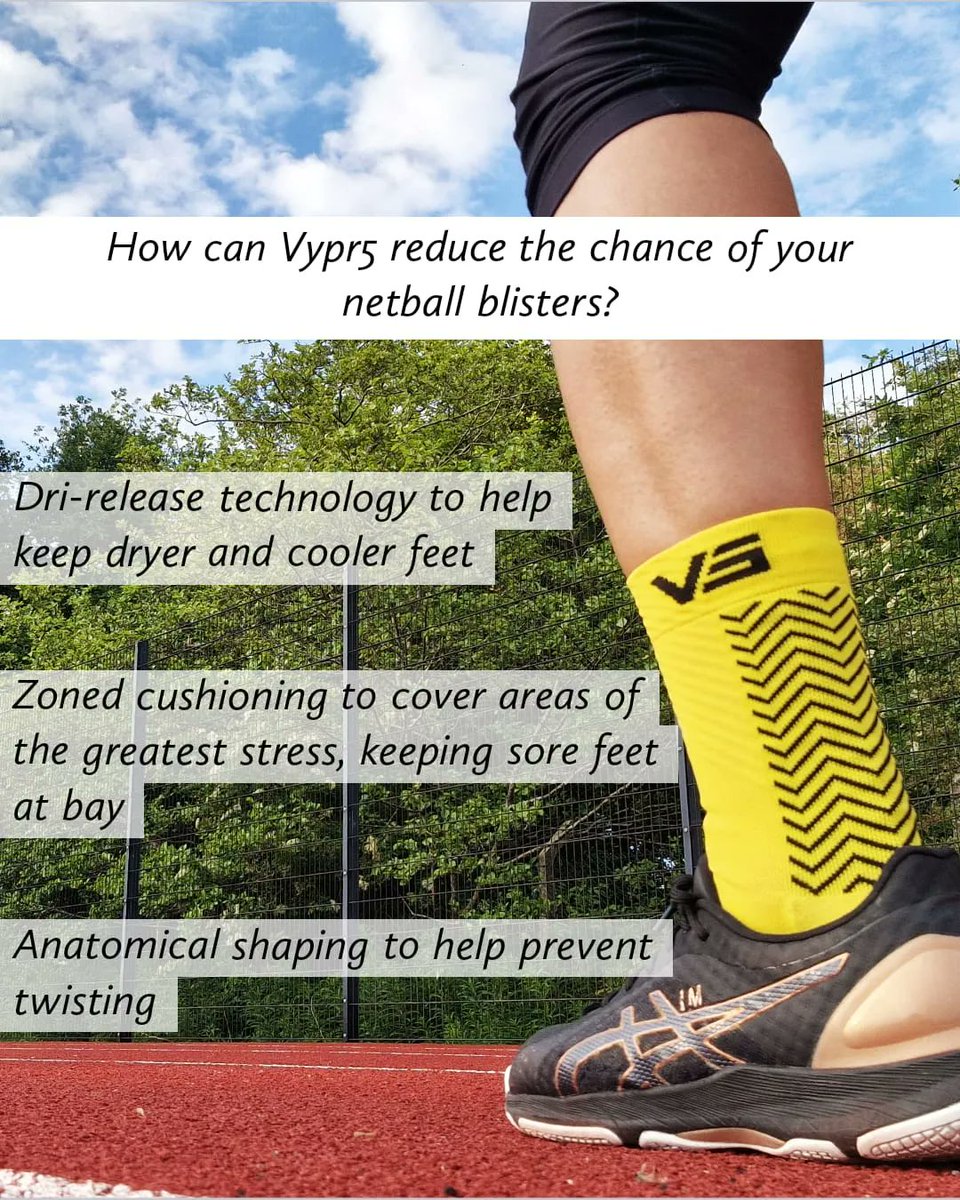 Three simple reasons why @vypr5 help us keep our netball blisters at bay!

#netball #netballtraning #netballfitness

more info - vypr5.com/marginal-gains/