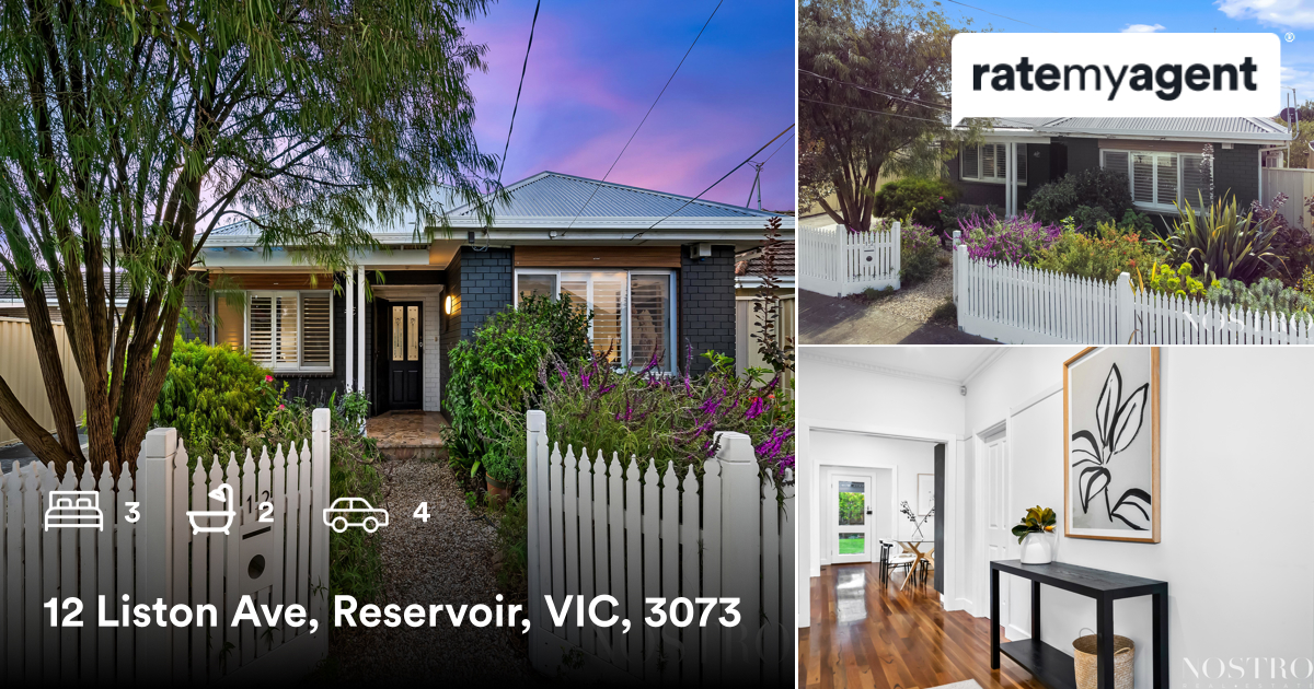 eviewgroup's tweet image. 🛌 3 🛀 2 🚘 4
📍 12 Liston Ave, Reservoir, VIC, 3073

Our agent’s latest sale on #RateMyAgent

rma.reviews/MrZRJGDOfDJK

...
#ratemyagent #realestate #Eview_Group__Australia