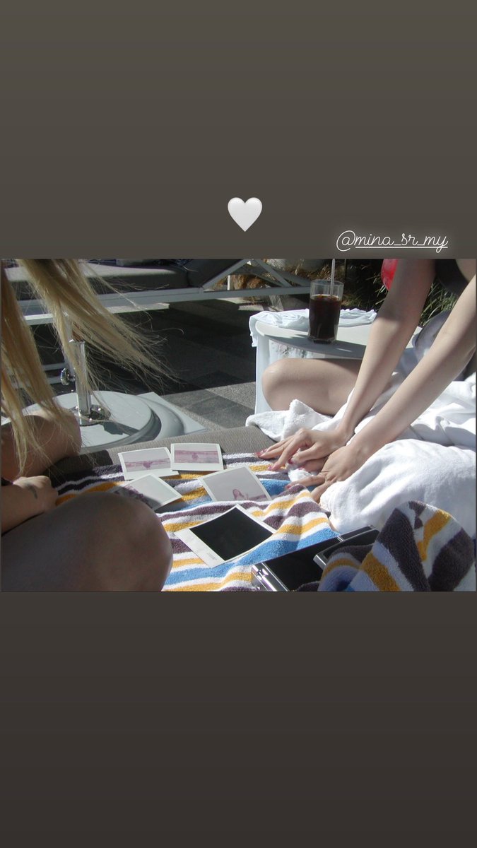 If we get any more pics from this Mina and Chaeyoung pool date, it's actually over for us 🫠
