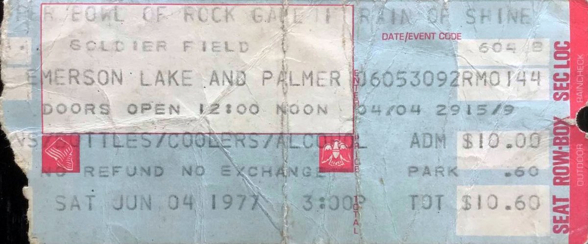 EMERSON, LAKE & PALMER❗️

Today, June 4,

in 1972, ELP Played a show at Grugahalle, Essen, Germany‼️

in 1977, at Soldier Field, Chicago, IL‼️
(with orchestra🎻🎺🎼‼️)

#EmersonLakeandPalmer #KeithEmerson #GregLake #CarlPalmer