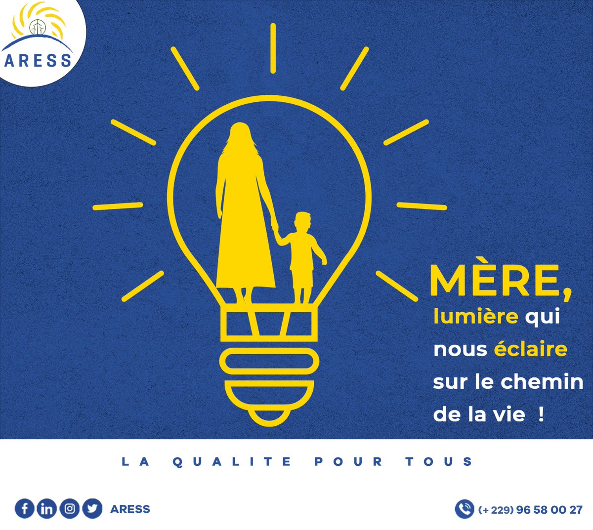 Bonne fête à toutes les mères !
#fete #Fetedesmeres #fetedesmeres2023 #energy #energiesolaire #aress #laqualitepourtous