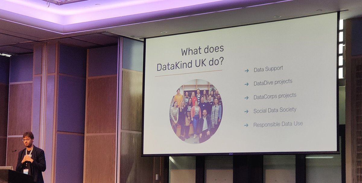 miah0x41's tweet photo. Day 3 Keynote @pydatalondon and learning about DataKind.

#pydatalondon23 https://t.co/F9siHJMumS