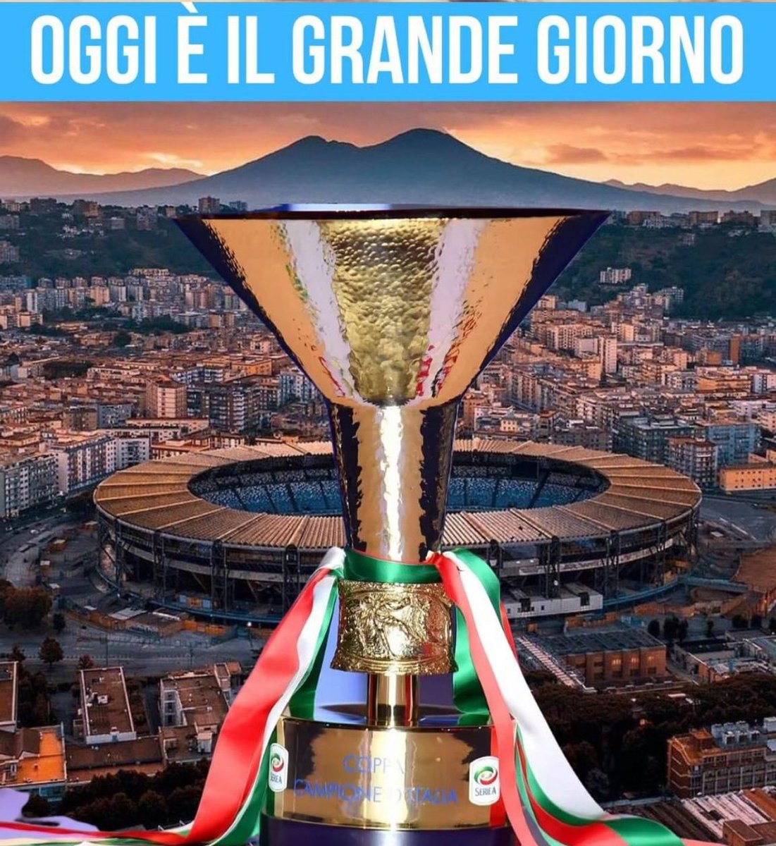 Oggi gioca il mio Napoli 💙 #ForzaNapoliSempre 💙