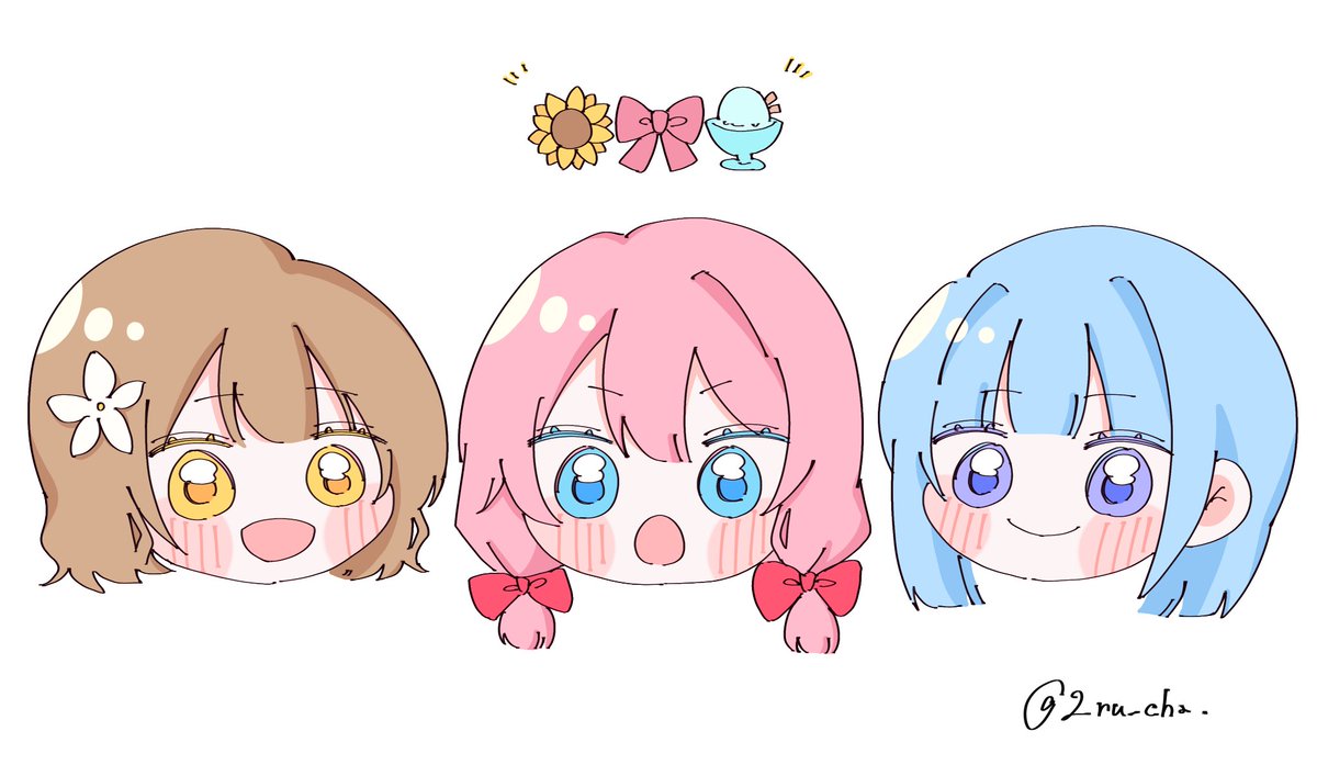 2ru_cha's tweet photo. 🌻🎀🍨 https://t.co/oATWrXuAO1