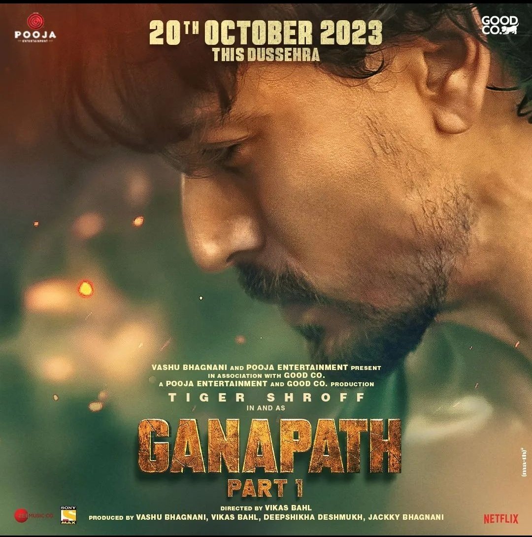 Just 4 months left for this magnanimous sci-fic action entertainer 🔥🔥 

Tayyar Rehna Kyuki Ganapath jab darta hai tab bohot marta hai 🥵 #Ganapath 
There will be drama, zombies, high octained action seq and 🏍🫦

#TigerShroff 
#KritiSanon 
#AmitabhBachchan 
#ScottAdkins