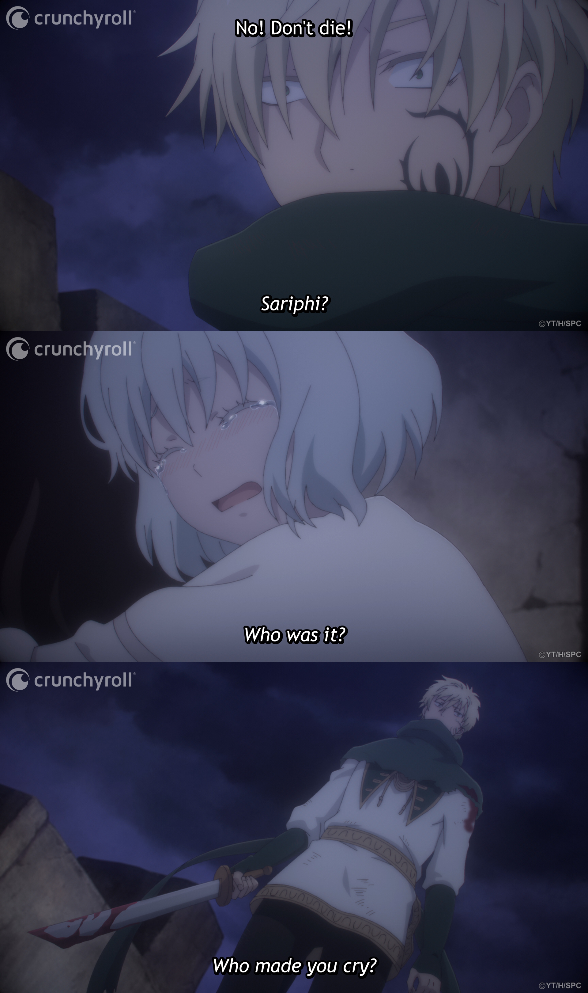 Crunchyroll - You said you would protect her from anyone who made her cry  😢 (via Sacrificial Princess and the King of Beasts)