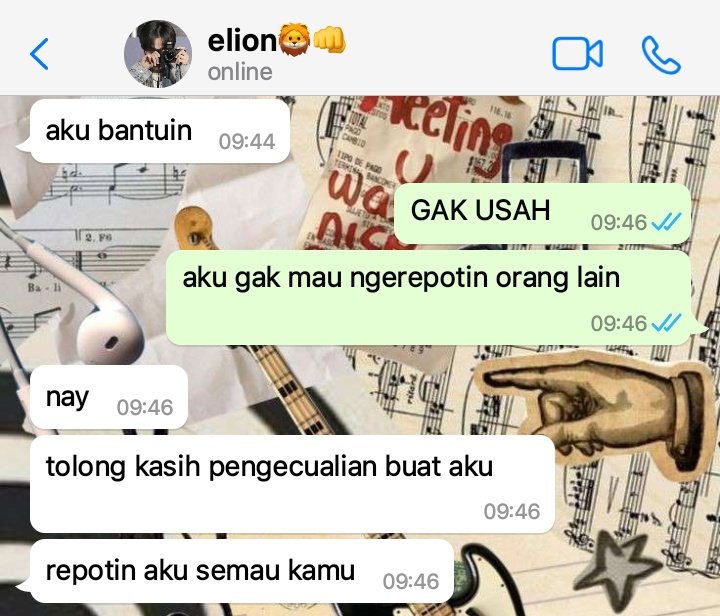 ; exception 
   ーhaechan few tweets au