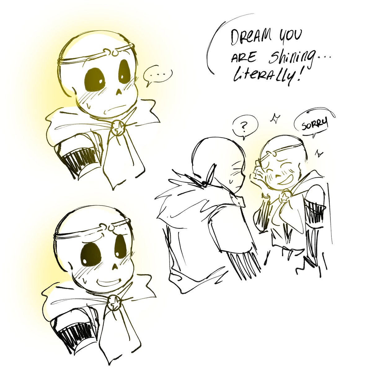 D0qqi's tweet photo. WHY CROSS SO??! AAAJDHJD #underverse #crosssans #xtale #dreamtale #dreamsans #creamship #crossxdream https://t.co/LnpChNGdE2