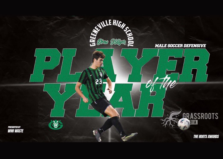 Congratulations to Molly Hartman, Annemarie Konieczny, Drew Shelton and Drew Hillyer for being selected as @grmedia_ players of the year!