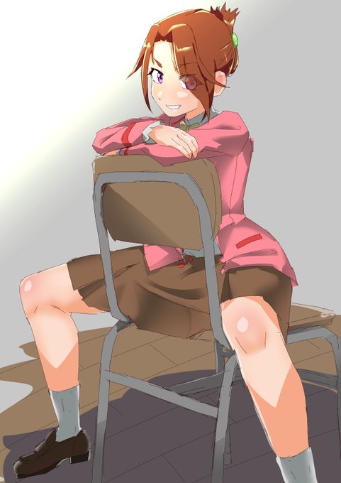 教室で推しプリマジスタの話をしてるチキンさん(仮名)から突然話題を振られて「ア…ッス」ってなった時の場面描きました https://t.co/vZ4Fi79aAz