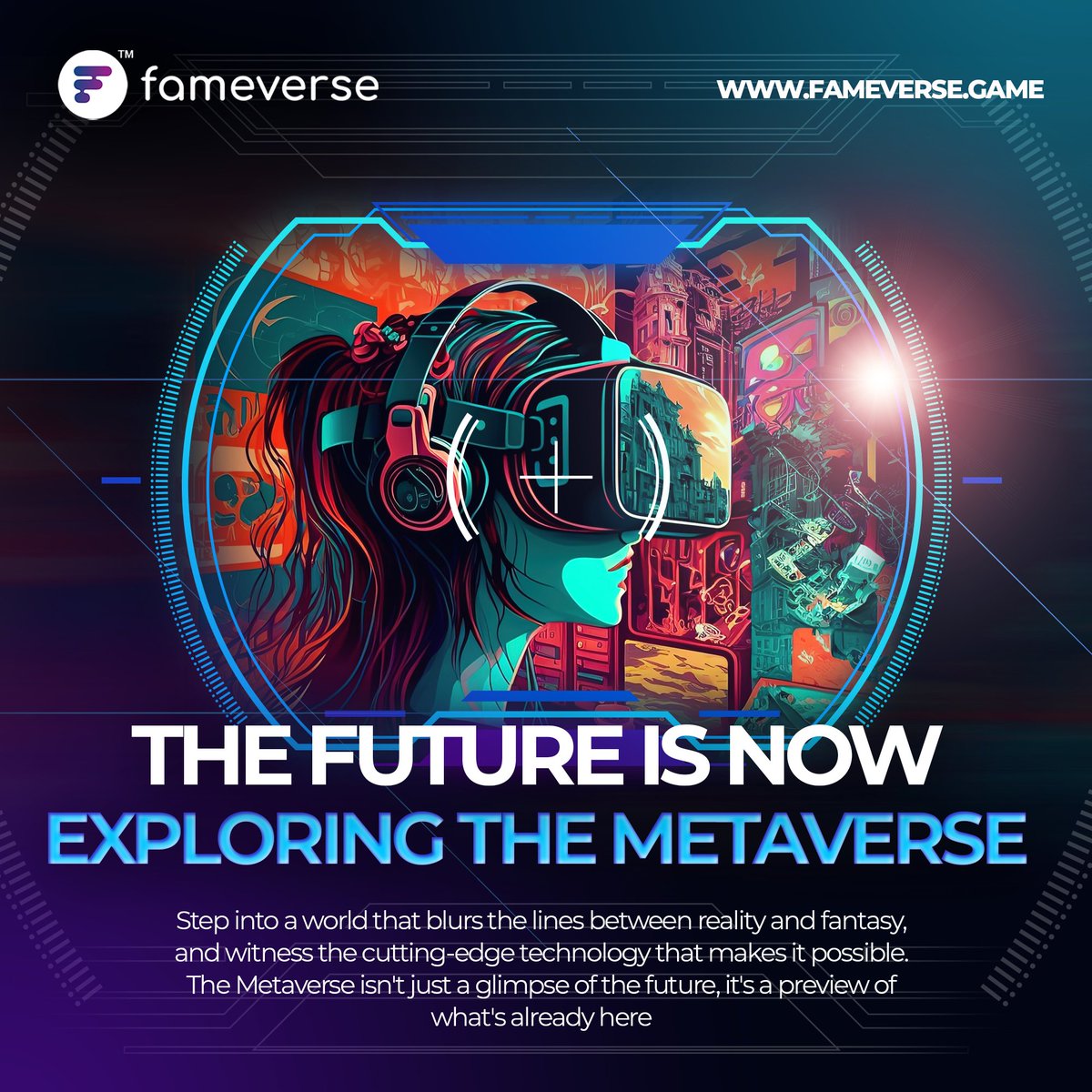FameInfinity_'s tweet photo. The Future is Now: Exploring the Metaverse
Step into a world that blurs the lines between reality and fantasy. The Metaverse isn't just a glimpse of the future, it's a preview of what's already here. https://t.co/FnN9GPVezO