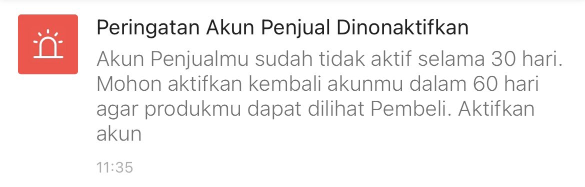 Ada yg tau ga gimana caranya aktifin kembali? 😭 <a href="/ShopeeID/">Shopee Indonesia</a>