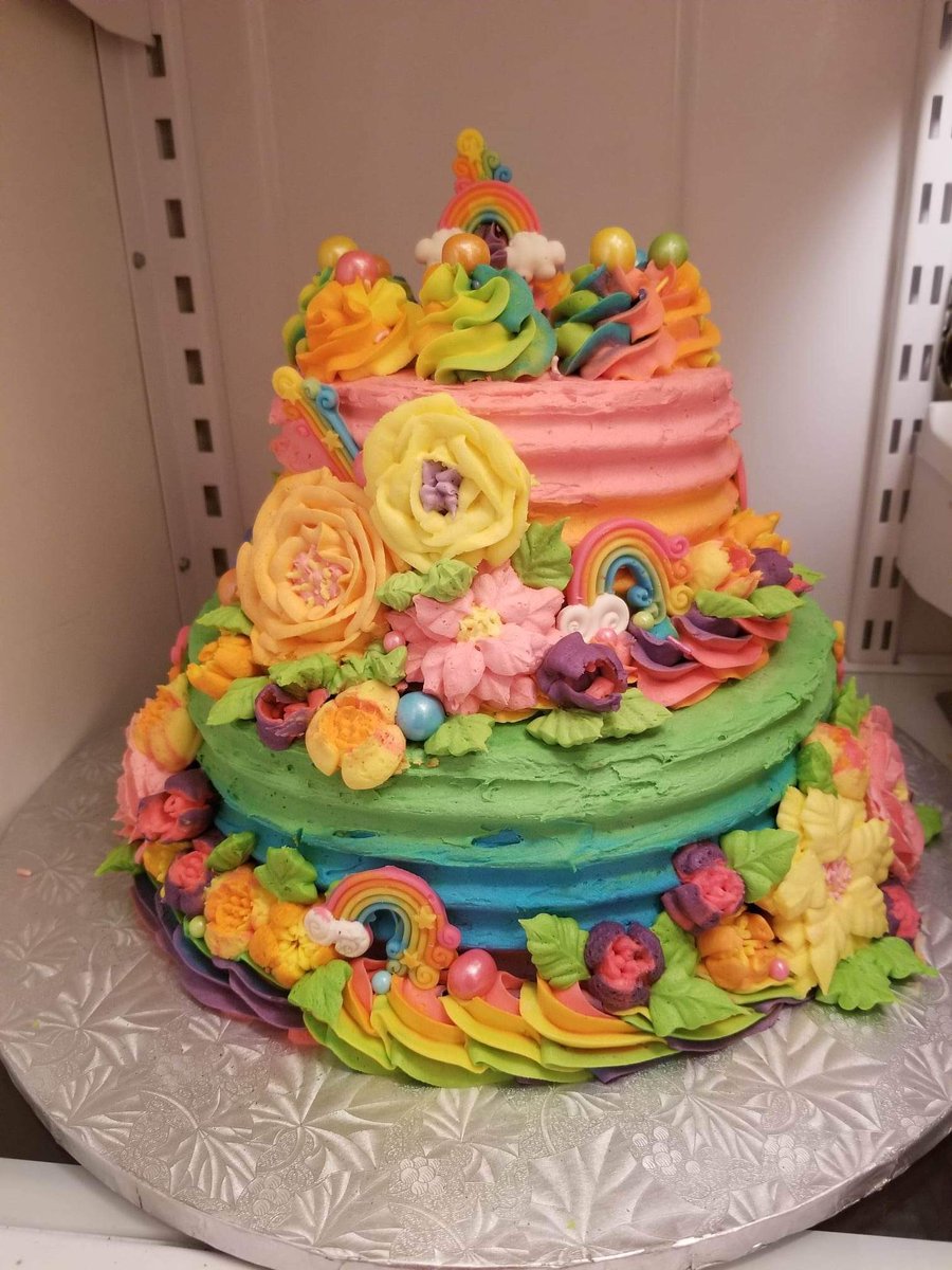 So my niece will bake a cake from a cake mix and then spend days decorating it. What would you sooner have, this, or a simpler iced cake made from scratch? ( me: I think it’s gross- sugary sweet and the cake is crap, homemade all the way for me).