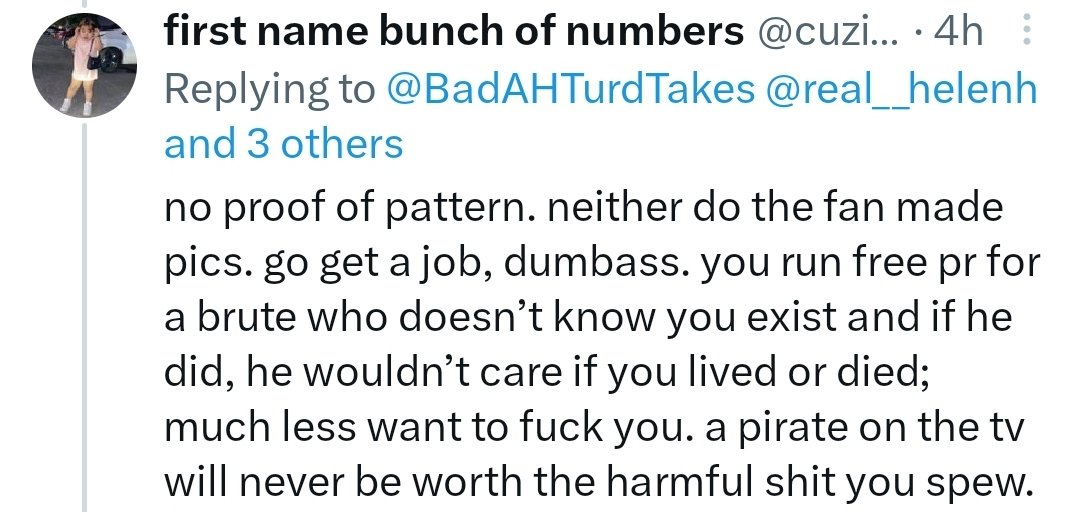 BadAHTurdTakes's tweet photo. As you've said this...really?
#AbuserAlert #AHSTANSAREUNHINGED https://t.co/rBr0mCAiIw
