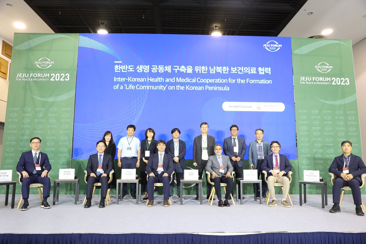 saroj_lead's tweet photo. It was a great to join the #JejuForum with the panel members from Seoul National University to explore the ideas for formation of a “Life Community” addressing both #climatechange  and #health  issues in the post covid scenario for building better #resilience in Korean Peninsula. https://t.co/ANLuDHeStE