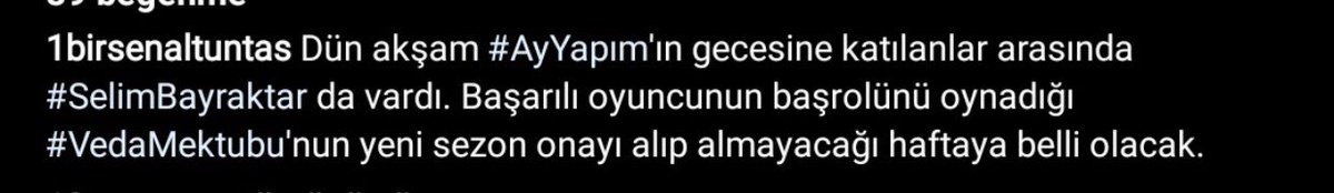 Ya keşke pat diye söyleseler haftaya kadar korkuyla bekleyecek miyiz🥺 şu anda içimi hem tatlı bir telaş hem de endişe sardı, haftaya kadar nasıl dayanacağız artık bilemiyorumm baya heyecanlandım umarım 2.Sezon onayımız alınmıştır 777✨ 🙏🏻🙏🏻🫶 #VedaMektubu • #AsMeh