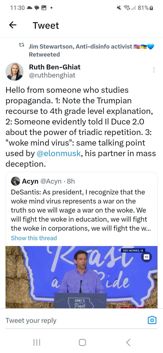 WI_politics_now's tweet image. Imo this cluster of "disinformation experts" are among the worst people on Twitter. A lot of former friends have been duped by their sophisticated sounding neocommunist propaganda. (Note the hammer and sickle) 
#ComAM