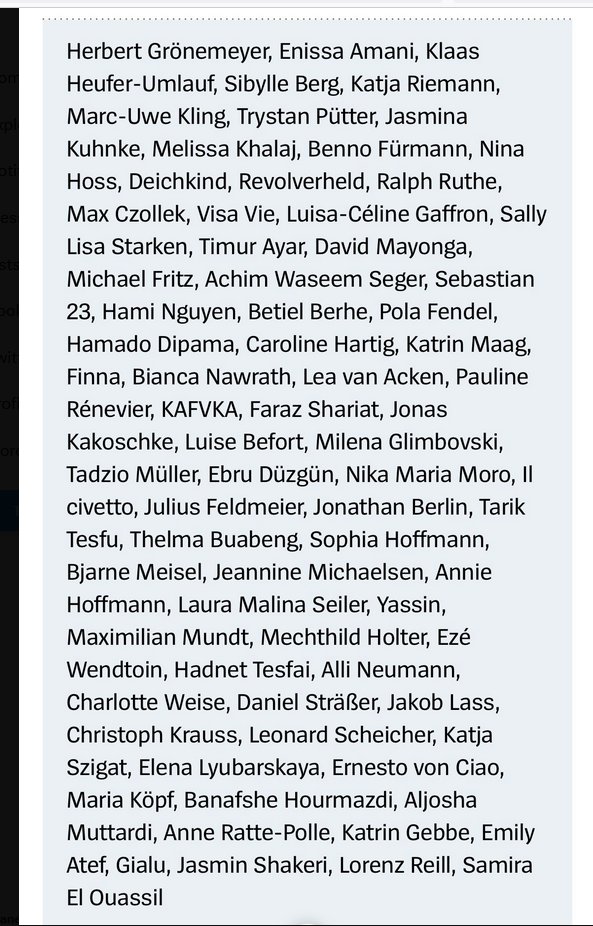 Zeigt mal euer Nischenwissen über unbedeutende 'Kulturschaffende' und linke Aktivisten. Wie viel Namen auf dieser Liste Kennt ihr? Ich kenne 6.
#Stolzmonat