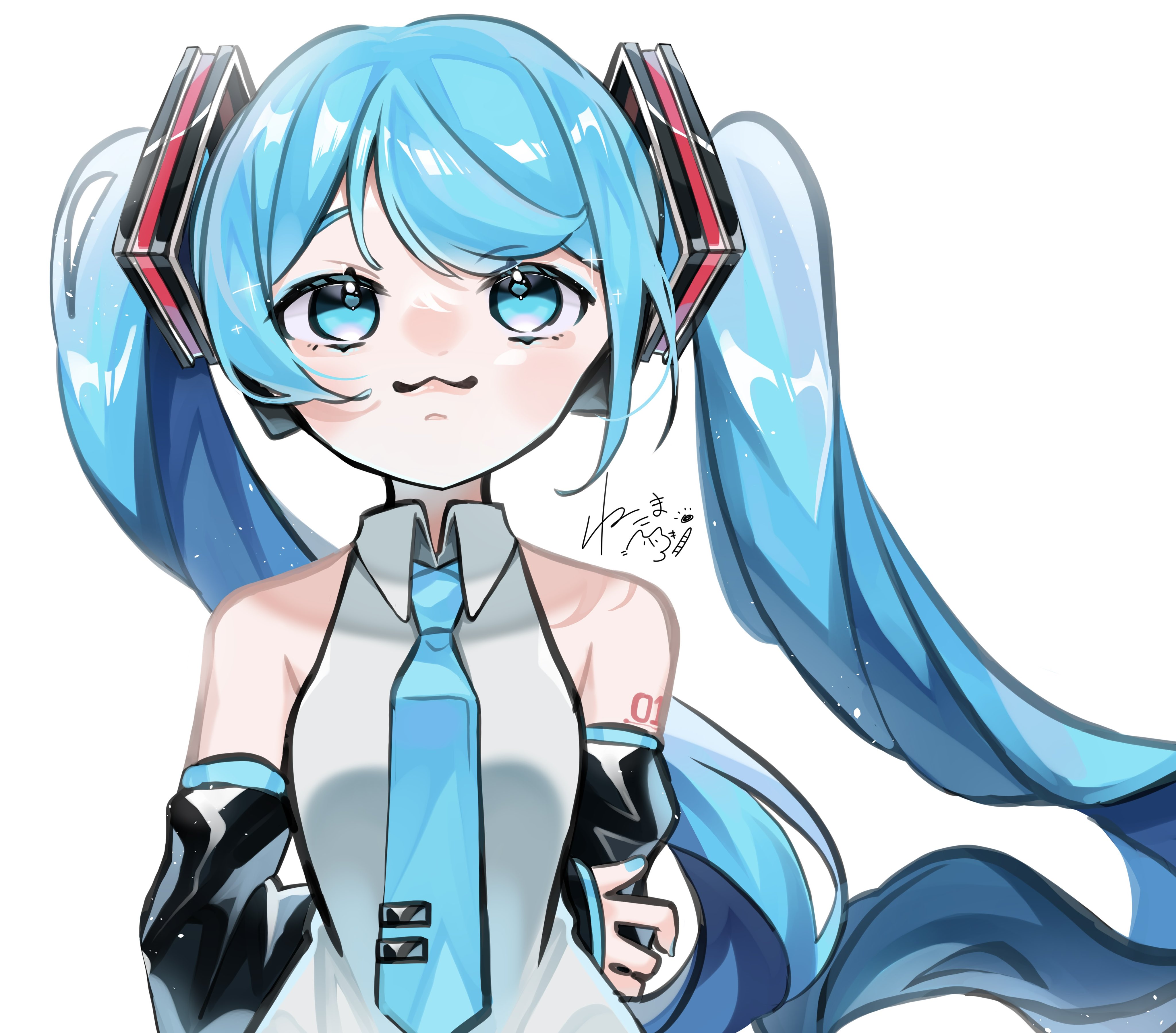 愛猫ミクイラストオーダー F_29RUeb0AAVIgj.jpg:large